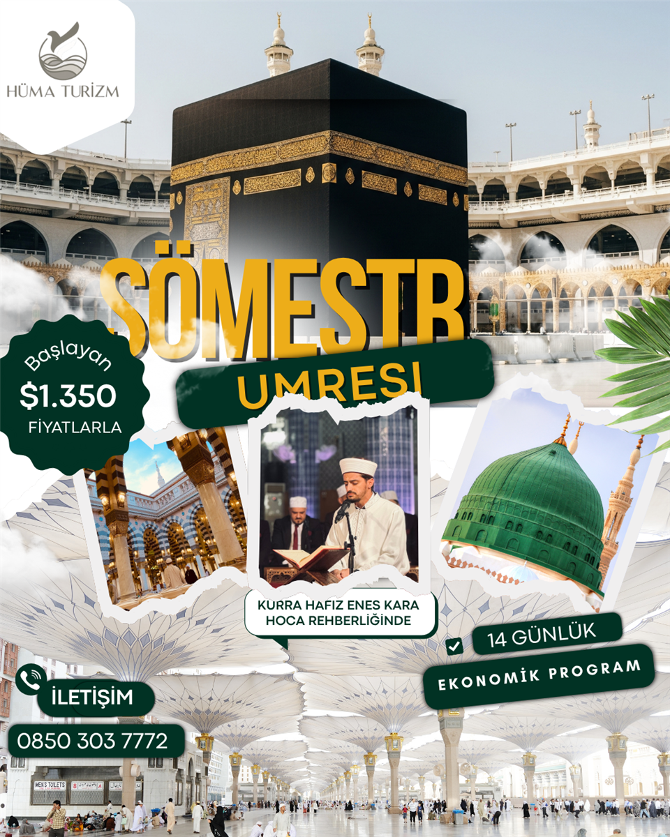 14 GÜNLÜK SÖMESTR UMRE PROGRAMI